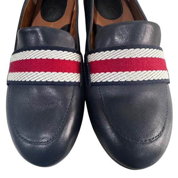 boc Navy Leather Comfort Flats Size 7.5 - Picture 5 of 9